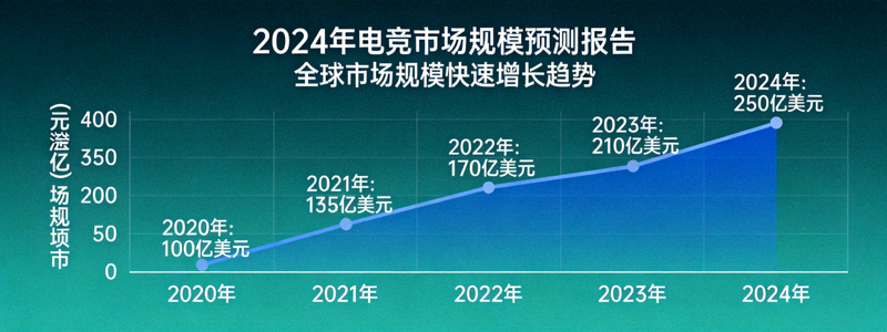 2024年电竞市场规模预测报告图表 - 显示快速增长趋势